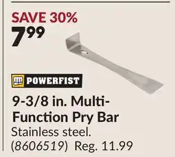 Princess Auto 9-3/8 in. Multi- Function Pry Bar offer