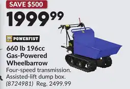 Princess Auto 660 lb 196cc Gas-Powered Wheelbarrow offer