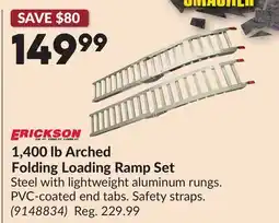 Princess Auto 1,400 lb Arched Folding Loading Ramp Set offer