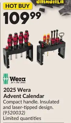 Princess Auto 2025 Wera Advent Calendar offer