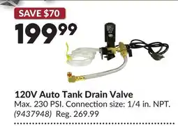 Princess Auto 120V Auto Tank Drain Valve offer