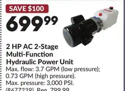 Princess Auto 2 HP AC 2-Stage Multi-Function Hydraulic Power Unit offer