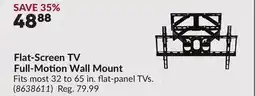 Princess Auto Flat-Screen TV Full-Motion Wall Mount offer