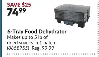 Princess Auto 6-Tray Food Dehydrator offer