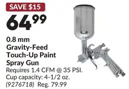 Princess Auto 0.8 mm Gravity-Feed Touch-Up Paint Spray Gun offer
