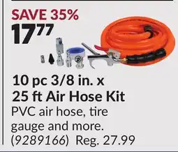 Princess Auto 10 pc 3/8 in. x 25 ftAir Hose Kit offer