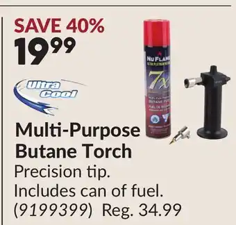 Princess Auto Multi-Purpose Butane Torch offer