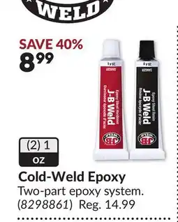 Princess Auto Cold-Weld Epoxy offer