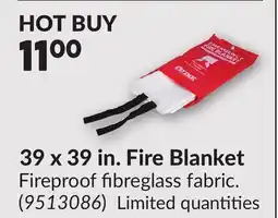 Princess Auto 39 x 39 in. Fire Blanket offer