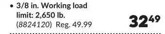 Princess Auto 3/8 in. x 10 ft Grade 30 Hot-Dipped Galvanized Chain offer