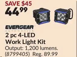 Princess Auto 2 pc 4-LED Work Light Kit offer
