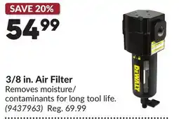 Princess Auto 3/8 in. Air Filter offer