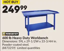 Princess Auto 600 lb Heavy Duty Workbench offer
