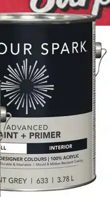 Princess Auto Interior Eggshell Grey Acrylic Paint offer