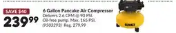 Princess Auto 6 Gallon Pancake Air Compressor offer