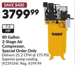 Princess Auto 80 Gallon 2-Stage Air Compressor, Special Order Only offer