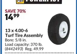 Princess Auto 13 x 4.00-6 Turf Tire Assembly offer