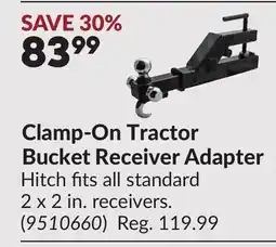 Princess Auto Clamp-On Tractor Bucket Receiver Adapter offer