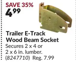 Princess Auto Trailer E-Track Wood Beam Socket offer