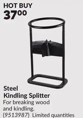 Princess Auto Steel Kindling Splitter offer