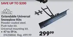 Princess Auto Extendable Universal Snowplow Kits offer