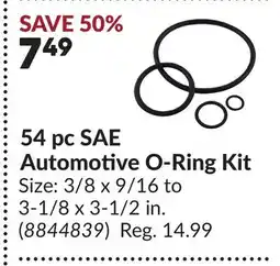 Princess Auto 54 pc SAE Automotive O-Ring Kit offer