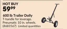 Princess Auto 600 lb Trailer Dolly offer