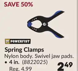 Princess Auto Spring Clamps 4 in offer