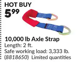 Princess Auto 10,000 lb Axle Strap offer