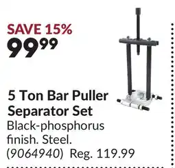 Princess Auto 5 Ton Bar Puller Separator Set offer
