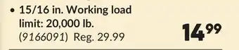 Princess Auto 15/16 in. Straight Clevis offer