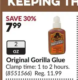 Princess Auto Original Gorilla Glue offer