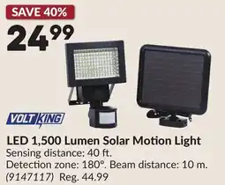 Princess Auto LED 1,500 Lumen Solar Motion Light offer