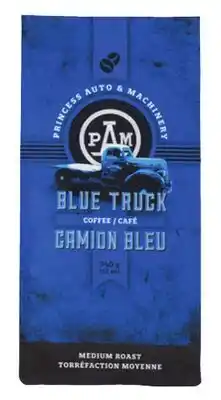 Princess Auto Blue Truck Coffee Ground offer