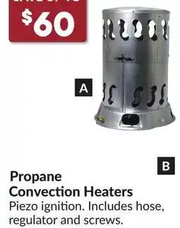 Princess Auto HEATSTAR Propane Convection Heaters offer