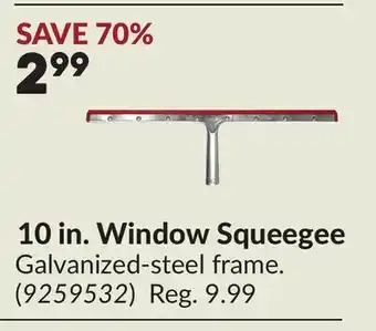 Princess Auto 10 in. Window Squeegee offer