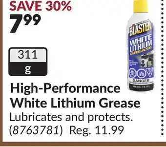 Princess Auto High-Performance White Lithium Grease offer