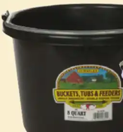 Princess Auto 8 qt. Plastic Buckets Black offer