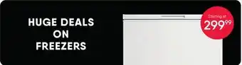 Meubles RD HUGE DEALS ON FREEZERS offer