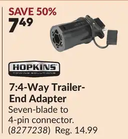 Princess Auto 7:4-Way Trailer- End Adapter offer
