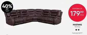 Meubles RD MUSTANG Reclining offer