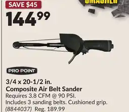 Princess Auto 3/4 x 20-1/2 in. Composite Air Belt Sander offer