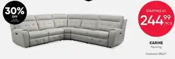 Meubles RD KARINE Reclining offer