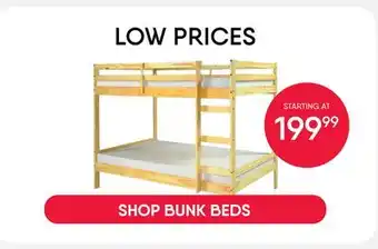 Meubles RD SHOP BUNK BEDS offer