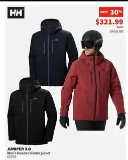 Sports Experts JUNIPER 3.0 Men's hooded winter jacket offer