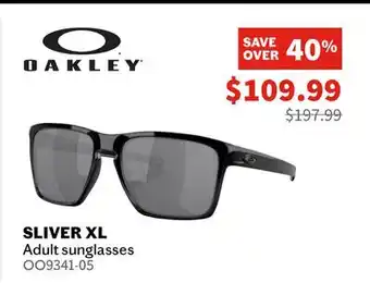 Sports Experts OAKLEY SLIVER XL Adult sunglasses offer