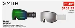 Sports Experts SMITH PROXY MOMENT Adult winter sports goggles offer