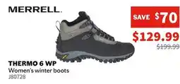 Sports Experts MERRELL THERMO 6 WP Women's winter boots offer