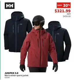 Sports Experts HELLY HANSEN JUNIPER 3.0 Men's winter sports jacket offer
