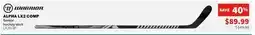Sports Experts WARRIOR ALPHA LX2 COMP Senior hockey stick offer